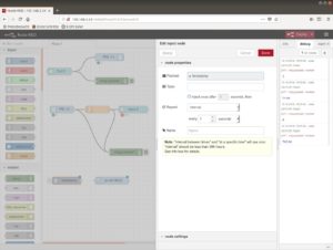 Abbildung 11: Konfiguration des Timer Nodes.