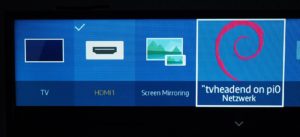 Abbildung 9: Auch der Samsung-TV kann DLNA-Quellen direkt wiedergeben.