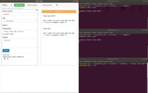 Abbildung 1: Ein typisches Beispiel f&uuml;r eine MQTT-Nachrichten&uuml;bertragung mit verschiedenen Clients.