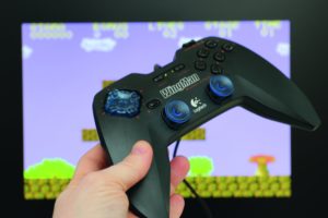 Abbildung 7: Der Praxistest funktioniert: Hier spielen wir den C64-Klassiker Giana Sisters mit einem Gamepad auf einem Raspberry Pi 3 Modell B+.