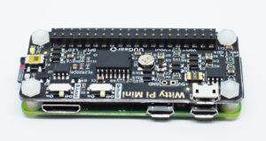 Abbildung 1: Der Witty&nbsp;Pi Mini, montiert auf einem Pi&nbsp;Zero.
