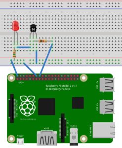 Abbildung 5: Über einen Transistor steuern Sie später die LEDs an.