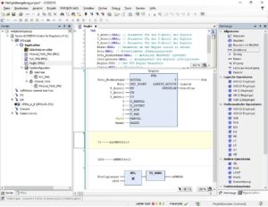 Abbildung 8: So sieht das komplette Programm für den Regler im Codesys-Interface aus.