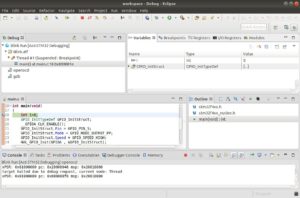 Abbildung 9: Der Debugger wirkt anfangs etwas unübersichtlich.