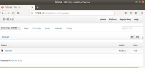 Abbildung 2: Gitlist ergänzt den Git-Server um eine webbasierte und intuitiv zu bedienende Oberfläche.