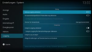 Abbildung 2: Mit aktiviertem Debug-Logging erhalten Sie Informationen zum Systemzustand. Die Logs selbst benötigen Sie nicht.