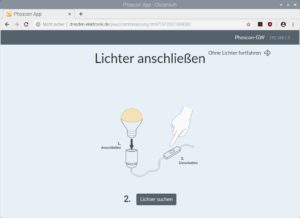 Abbildung 3: Ein Assistent führt durch den Aufbau des Zigbee-Netzwerks.