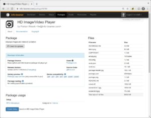 Abbildung 5: Zum Abspielen von Bild- und Videodateien aktivieren Sie im Store des Backends das Paket <span class="ui-element">HD Image</span>/<span class="ui-element">Video Player</span>.