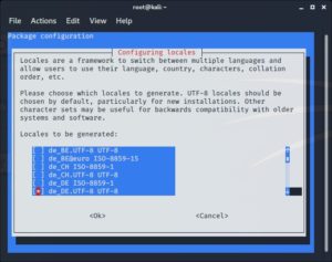 Abbildung 1: Etwas umst&auml;ndlich gestaltet sich das Umstellen des Desktops auf die deutsche Sprache.