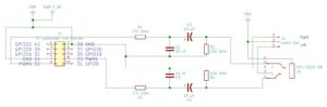 Abbildung 2: Ein Hoch- und ein Tiefpassfilter bereinigen das Audiosignal von &Uuml;berlagerungen.