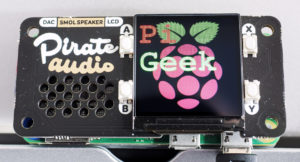 Abbildung 1: Der Audio-HAT von Pimoroni erlaubt die direkte Audioausgabe über den RasPi.
