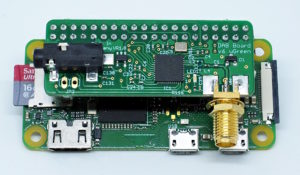 Abbildung 1: Das uGreen DAB Board auf einem Pi&nbsp;Zero.