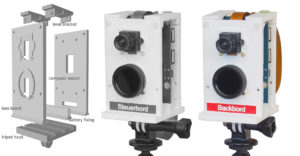 Abbildung 3: DIY-Kameras für ein Multikameranetzwerk mit M12-Mounts und 28-mm-Filtergewinde, RGB- und NoIR-Sensoren.