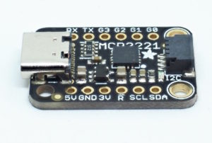 Abbildung 2: Das Adafruit-Breakout mit MCP2221 kostet wesentlich weniger als die Version von Microchip. Der US-H&auml;ndler liefert zudem Beispiele f&uuml;r den Einsatz.