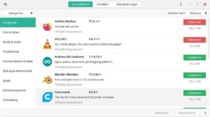 Abbildung 2: Für die Installation der Software kommt ein eigenes Tool von Manjaro zum Einsatz.