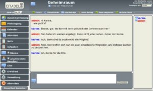 Abbildung 6: Citadel verfügt auch über eine Chat-Funktion.