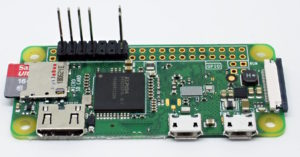 Abbildung 3: Der Pi Zero mit extralangen Pins für den Prusa i3.