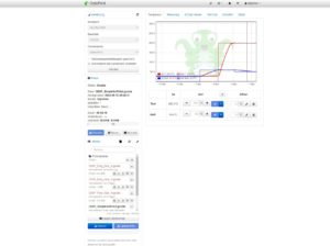 Abbildung 5: Das Web-Interface zeigt Daten zum Drucker, hier die Temperatur. (Bild: Oliver Nickel)