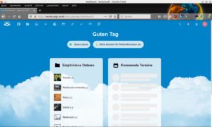 Abbildung 2: Den Cloud-Dienst konfigurieren Sie bequem im Webbrowser.