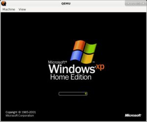 Abbildung 6: Die Installation von Windows&nbsp;XP als Gast w&auml;re auf einem RasPi m&ouml;glich, strapaziert aber die Geduld des Anwenders arg.