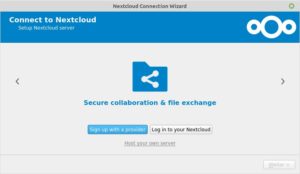 Abbildung 6: Die Nextcloud-Clients lassen sich in wenigen Schritten anpassen.