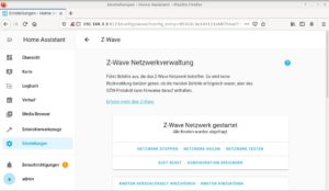 Abbildung 5: Die Z-Wave-Geräte integrieren Sie über den Anlernmodus in das Home-Assistant-System.