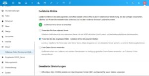 Abbildung 5: Die Collabora Online Development Edition meldet, dass der Server einsatzbereit ist.