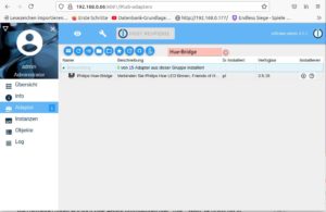 Abbildung 1: Alle Funktionen sind innerhalb des IO-Brokers an einen Adapter gebunden. Er erlaubt den Zugriff auf Funktionen über eine einheitliche Methodik.