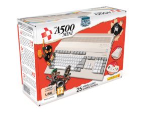 Abbildung 1: Der Amiga-500-Nachbau TheA500 Mini kommt im Fr&uuml;hjahr&nbsp;2022. Quelle: Retro Games Ltd.