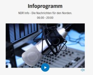 Abbildung 2: Beinahe jeder Radiosender bietet heute die Möglichkeit, ihn via Webplayer zu hören.