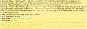 Abbildung 5: Ausgabe von <code>qmk setup</code> (Fortsetzung): Erkennen fehlender Abhängigkeiten.