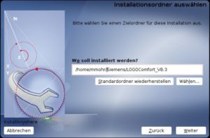 Abbildung 1: Wollen Sie die Software nur testen, empfiehlt sich die Installation ins Home-Verzeichnis.