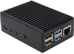 Abbildung 1: Der Raspberry&nbsp;Pi mit einem auf gute K&uuml;hlung ausgelegten Geh&auml;use wie dem Miuzei Pi&nbsp;Case eignet sich ideal f&uuml;r OCIS.
