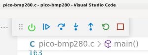 Abbildung 5: Im Debug-Modus navigieren Sie mithilfe der oberhalb des Codes eingeblendeten Icons oder mittels der Pfeiltasten.