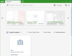 Abbildung 1: Das neue ETS6-Dashboard gibt Ihnen einen schnellen &Uuml;berblick &uuml;ber die Software.
