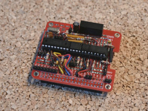 Abbildung 3: Die Steuerplatine zum Aufstecken auf den Raspberry Pi.