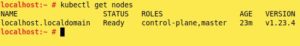 Abbildung 3: Die vorhandenen Kubernetes-Nodes werden inklusive ihres Status angezeigt.
