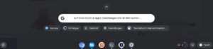 Abbildung 4: Alle installierten Anwendungen finden Sie über den Launcher-Knopf ganz links.