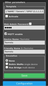 Abbildung 4: Mit wenigen Parametern bereiten Sie Tasmota für den Transfer der Daten zum Home Assistant vor.