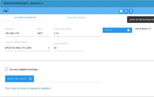 Abbildung 5: Nach dem Einrichten das Adapters steht dessen Konfiguration f&uuml;r das Zusammenspiel mit dem Gateway an.