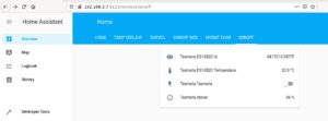 Abbildung 7: Übersichtlich und aufgeräumt präsentiert der Home Assistant die integrierten Sensoren.