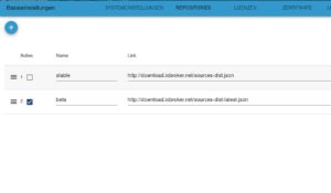 Abbildung 8: Nach einer ETS-Aktualisierung müssen Sie unter Umständen das IO-Broker-Repository auf <span class="ui-element">beta</span> umstellen.