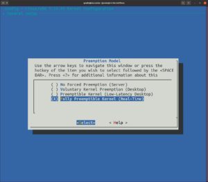 Abbildung 4: Für ein Realzeitsystem wählen Sie hier die vierte Option.