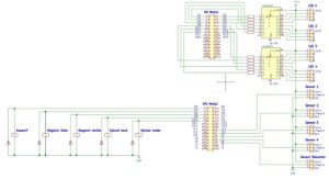 Abbildung 6: Zur besseren Übersicht verzichtet der Elektroschaltplan auf die Beschreibung Spannungsversorgung.