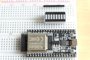 Abbildung 2: Der Testaufbau auf zwei Breadboards.