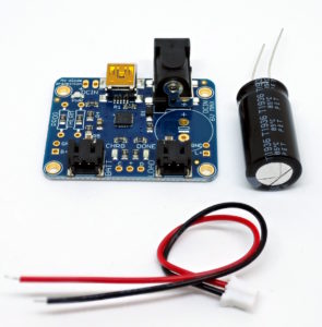 Abbildung 6: Der Solarlader von Adafruit kommt mit einer Eingangsspannung bis 10 Volt zurecht.