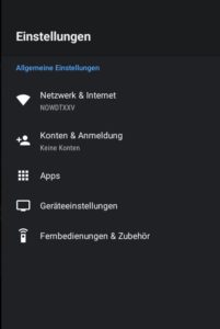 Abbildung 2: Die Konfiguration von RaspAnd beschränkt sich auf wenige Optionen, die für den Zweck jedoch ausreichen.