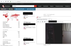 Abbildung 2: Wer Abhörangriffe auf schlecht gesicherte Webcams per uPNP für eine ferne Utopie hält, sieht sich durch die Website Shodan eines Besseren belehrt. Quelle: Sebastian Hemel