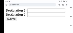 Abbildung 3: Der rudimentäre Webserver erlaubt es, Einträge in der <code>data.txt</code> zu ändern. Dieses File enthält die im Display angezeigten Begriffe.