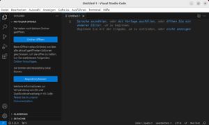 Abbildung 3: Microsofts Visual Studio Code läuft ohne Probleme auf dem Raspberry Pi 5.